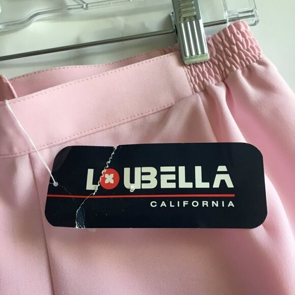 NWT Loubella Vintage Pants High Waist Wide Leg Light Pink Women's Size 10-11 - Picture 6 of 9